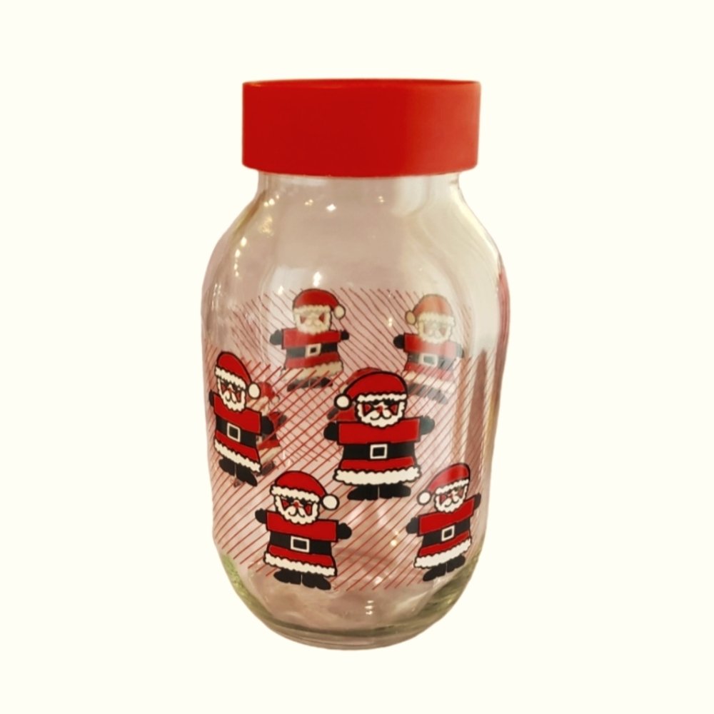 Carlton Glass 3L Santa Claus Jar